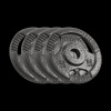 Liatinová súprava závažia 4x2,5kg, otvor 31mm, tanier s úchytmi, REBEL ACTIVE