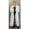 Max Original Leather Kožuch z pravej líšky SAGA FURS M-62 white/black (XL 50-52) - White/black - XL
