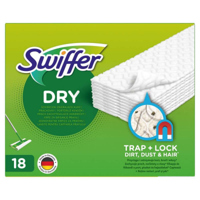 Swiffer Dry náhradné prachovky na podlahu 18 ks Swiffer