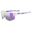 UVEX Sportstyle Axos Set, white matt/mirror purple, 4043197381282, 5330818416