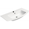 GSI Pura umývadlo 102x52 cm polokrúhly klasické umývadlo biela 8825111