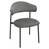 Stolička ExitoDesign zamat sivá 1 ks