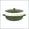 Perfect Home Emaľovaný liatinový pekáč s pokrievkou ~31,5 cm zelený 80057