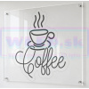 COFFEE Smart neónové logo | WLED.sk Rozmery:: XL: 75x90cm (ŠxV)