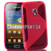 Silikónový obal Samsung Galaxy Ace 2 – TPU – červená