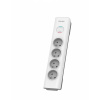Philips SPN7040WA/60 prepäťová ochrana Biela 4 AC zásuvky/AC zásuviek 2 m (SPN7040WA/60)