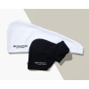 Revolution Haircare Microfibre Hair Wrap - Elastický turban na vlasy - Koralová/bílá