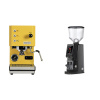 Profitec GO, yellow + Eureka Atom W 65, black