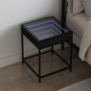 Nočný Stolík S Nekonečnými Led 40X40X51 Cm