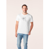 CityZen - XICHTY Pánske tričko AGEN biele s potlačou OLLA S
