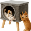 Škrabadlo pre mačky s pelechom