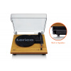 Lenco LS-10WD - gramofon s vestavěnými reproduktory, dřevo