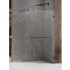 New Trendy Avexa Black stena sprchového kúta walk -in 80 cm čierna matný/sklo priehľadné EXK-2678