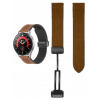 TMAVOHNEDÝ MAGNETICKÝ REMIENOK 22 MM NA HODINKY SAMSUNG AMAZFIT GARMIN