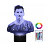 Nočná lampa s menom futbalistu Lea Messiho 3D LED VYPR