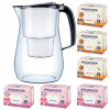 Filtračná kanvica Aquaphor Onyx 4,2 l čierna
