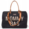 Childhome Mommy Bag Big čierna zlatá