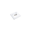 Solarix zásuvka CAT5E UTP 2 x RJ45 pod omítku bílá SX9-2-5E-UTP-WH