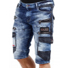 Cipo & Baxx Cipo & Baxx riflové kraťasy CK234 blue, Farba modrá , Veľkosť 30
