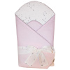 Zavinovačka bavlnená s potlačou a kokosovým vnútrom Light Pink 75x75cm