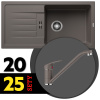 BLANCO SET 11-A 25 FAVUM XL 6 S + DARAS sivá vulkán