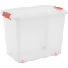 KIS K Latch Box XXL, průhledná/oranžová