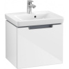 VILLEROY & BOCH Subway 2.0 závesná skrinka pod umývadielko, 1 zásuvka, 485 x 379 x 420 mm, Glossy White, A68510DH