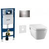 Geberit SET Duofix 111.300.00.5 +WCzávesné Tece One sprchov.Rimless+sedSC+Sigma30 ChrL/Chr 111.300.00.5 NT6