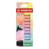 Zvýrazňovač - STABILO BOSS MINI Pastel - 6 ks sada - 6 rôznych farieb