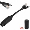 SPLITTER PoE 48V na 12V 2A NAPÁJACÍ ADAPTÉR PRE IP WIFI KAMERY JACK 5.5/2.1 VODEODOLNÝ