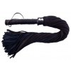 ROUGE Long Suede Flogger Leather Handle Black/Blue