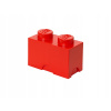 LEGO® Úložný box hranatý 12,5 x 25,2 x 18,1 cm červená