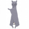 New Baby Mušelínová hračka na maznanie Mačka sivá šedá mačička plienka