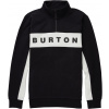 pánska mikina BURTON LOWBALL QUARTER-ZIP FLECEE True Black XXL