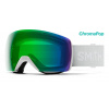 SMITH okuliare SKYLINE white vapor/ChromaPop Everyday Green Mirror