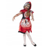 KOSTÝM ZOMBIE ČERVENÁ ČIAPOČKA HALLOWEEN 128