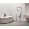 Ravak Vana Ypsilon Wall Vana Ypsilon Wall 178x86, volně stojící, Alabaster Pink/bílá, krytka přepadu a odtoku bílá XC00100084