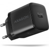 AXAGON ACU-PD20, nabíječka do sítě 20W, 1x port USB-C, PD3.0/PPS/QC4+/AFC/Apple, černá