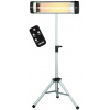 DMS Germany IHS-2.1 infračervený ohrievač 2v1 so stojanom / s LED displejom / časovačom / diaľkovým ovládaním / 2500 W
