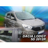 Plexi, ofuky Dacia Lodgy 5D 2012 =>,přední + zadní