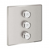 Grohe Grohtherm SmartControl Ventil pod omietku na 3 spotrebiče, supersteel 29127DC0-GR