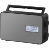 Panasonic RF-D30 digitálne rádio s Bluetooth (10 programových tlačidiel, IPX4, časovač, nabíjanie USB, reproduktor 10 cm), čierna