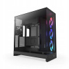 Puzdro NZXT H9 Flow RGB (2025) Midi Tower s oknom, čierne