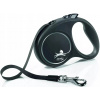 Automatické vodítko FLEXI Black Design S 5 m čierne