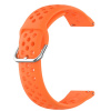 BStrap Silicone Dots remienok na Garmin Vivoactive 4, orange SSG013C1206