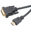 AKASA Kabel DVI-D na HDMI/ HDMI version 1.3/ zlacené konektory/ 2m AK-CBHD06-20BK