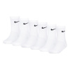 Nike 6 Pack of Crew Socks Infants White 6.5-9.5