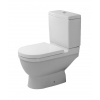 Duravit Starck 3 WC kombi misa, spodný odpad, s HygieneGlaze, alpská biela 0126012000