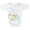 BABY´S WEAR Kojenecké body - krátky rukáv, Greedy Bear veľkosť: 92 (18-24m)