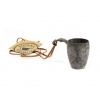 Vega 30050054 Kupilka 5 Shot cup Black - malý čierny pohárik/poldecák